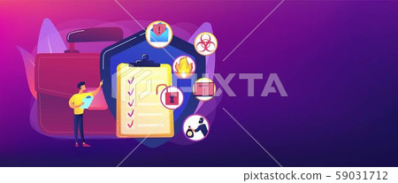 Business continuity and disaster recovery concept banner header 59031712