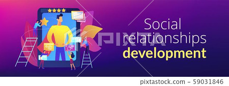 Impression management concept banner header 59031846