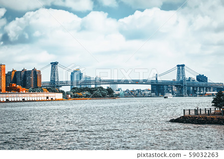New York view of the Lower Manhattan and the 59032263