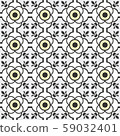 Abstract seamless arabesque vector patterns 59032401