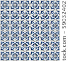 Blue seamless geometrical tiles patterns 59032402