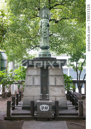 Tokyo, Benzaiten of the Shitaya Seven Lucky Gods, Ryusen no Benten-in, Sho Kanzeon Bodhisattva statue Tokyo, Benzaiten of the Shitaya Seven Lucky Gods, Ryusen no Benten-in, Sho Kanzeon Bodhisattva statue 59033326