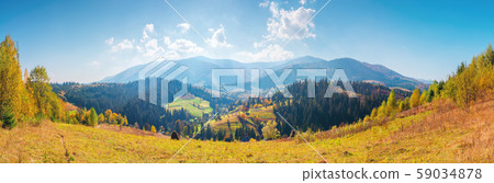 panorama of borzhava mountain ridge panorama of borzhava mountain ridge 59034878