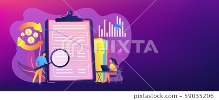 Cash flow statement concept banner header. 59035206