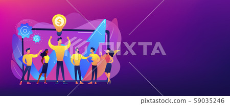 Intellectual capital concept banner header. 59035246