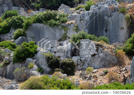 The ruins of the city of Mira, Kekova 59036626