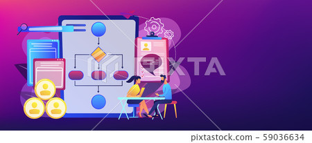 Employee assessment software concept banner header. Employee assessment software concept banner header. 59036634