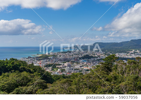Nago Cityscape from Nago Castle Park 59037056