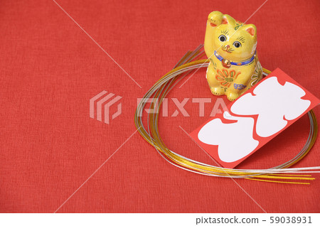 Maneki Neko / New Year's card / Large bag image Maneki Neko / New Year's card / Large bag image 59038931