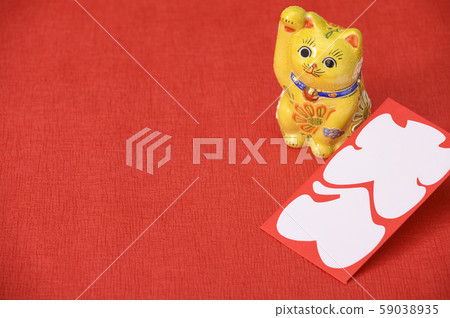 招財貓/新年賀卡/大包圖像 招財貓/新年賀卡/大包圖像 59038935