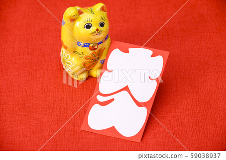 Maneki Neko / New Year's card / Large bag image 59038937