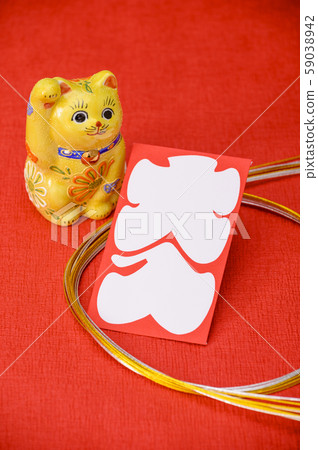 Maneki Neko / New Year's card / Large bag image Maneki Neko / New Year's card / Large bag image 59038942