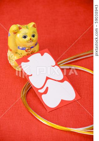 Maneki Neko / New Year's card / Large bag image Maneki Neko / New Year's card / Large bag image 59038943
