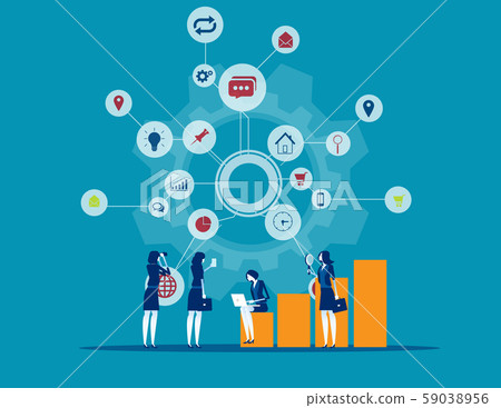 Business finance teamwork and Analysis. Concept Business finance teamwork and Analysis. Concept 59038956