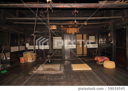 Inside of a preserved private house in Akayamago, Akazawa Inside of a preserved private house in Akayamago, Akazawa 59039545