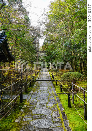 The approach to Toshogu in Kyoto Kinji-in The approach to Toshogu in Kyoto Kinji-in 59040137