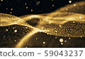 Abstract wave particle glitter background 59043237