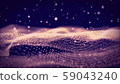 Abstract wave particle grid mesh background 59043240
