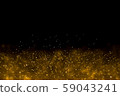 Abstract gold spark particle fireworks background 59043241