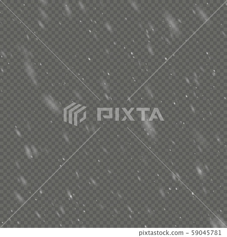 Effect - falling Christmas shining snow. Snowstorm or blizzard. Heavy snowfall. Isolated on Effect - falling Christmas shining snow. Snowstorm or blizzard. Heavy snowfall. Isolated on 59045781