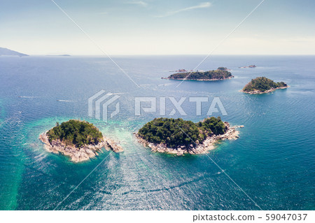 Scenery of Lipe island with archipelago in 59047037