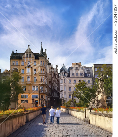 Klodzko, baroque replica of the Charles Bridge in Prague 59047857