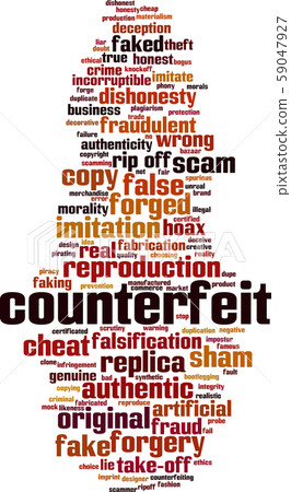 Counterfeit word cloud Counterfeit word cloud 59047927