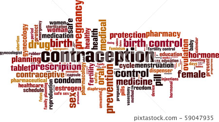 Contraception word cloud Contraception word cloud 59047935