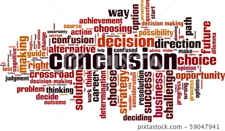 Conclusion word cloud 59047941