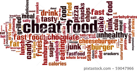 Cheat food word cloud 59047966