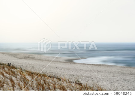 North sea beach with marram grass. Sylt island 59048245