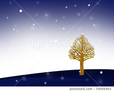 下雪天和一棵樹 下雪天和一棵樹 59048463
