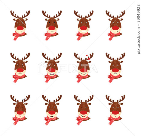 Isolated cute deer in scandinavian style Isolated cute deer in scandinavian style 59049928
