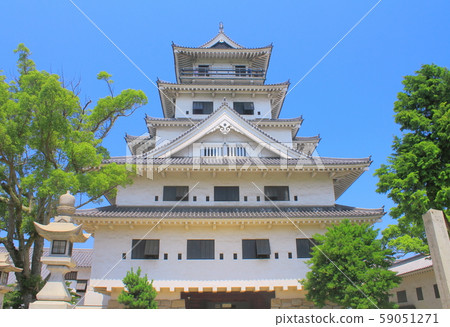 [Ehime Prefecture] Imabari Castle "Tenshukaku" 59051271