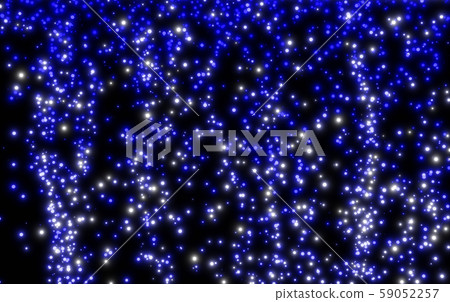 Beautiful colour of Abstract Particles on dark background images create by program 3D rendering. Beautiful colour of Abstract Particles on dark background images create by program 3D rendering. 59052257