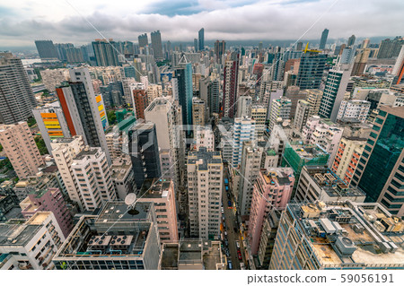 Cherry blossom and sky and airplane Cherry blossom and sky and airplane 59056191