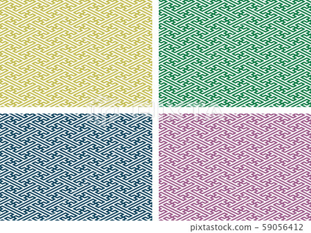 Saaya Saaya pattern color-coded set 59056412