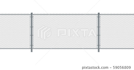 Chain link fence seamless. Metal Wire Fence. Wire grid construction steel security and safety wall. Chain link fence seamless. Metal Wire Fence. Wire grid construction steel security and safety wall. 59056809