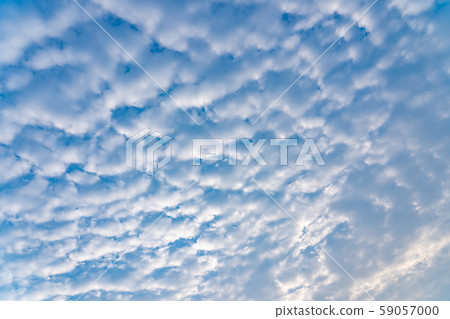 Evening sky, beautiful clouds, blue sky 59057000