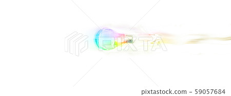 多彩和抽象的燈泡 多彩和抽象的燈泡 59057684