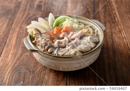 Oyster and chicken with salt koji Oyster and chicken with salt koji 59058407