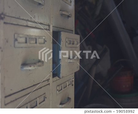 Drawer in the warehouse 59058992