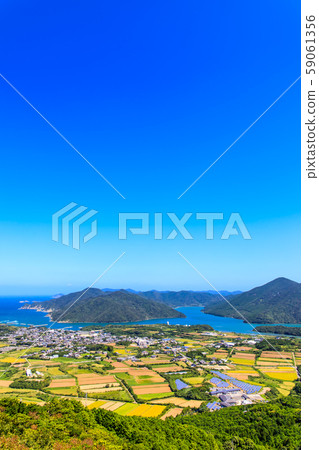 白城展望台（Gijuku城堡遺址）的景色[長崎縣五島市] 59061356