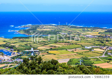 View from Shirotake Observatory (Gijuku Castle Ruins) [Goto City, Nagasaki Prefecture] 59061359