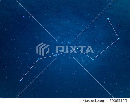 Big Dipper Constellation at starry sky Big Dipper Constellation at starry sky 59063155