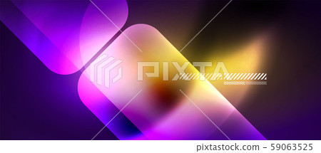 Glass neon block and lines abstract background Glass neon block and lines abstract background 59063525