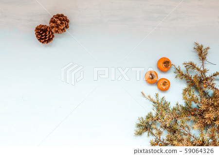 Christmas background with gifts and a Christmas tree 59064326