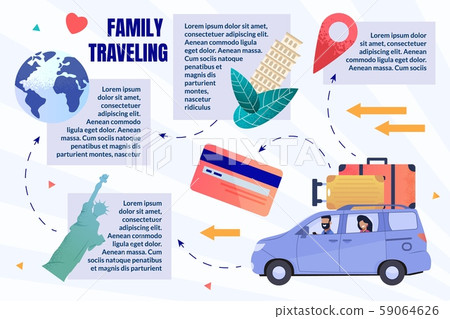 Prompt Flyer Creative Vacation Traveling by Car. 59064626