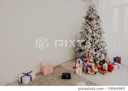 Christmas tree with presents new year holiday decor winter Garland Christmas tree with presents new year holiday decor winter Garland 59064965