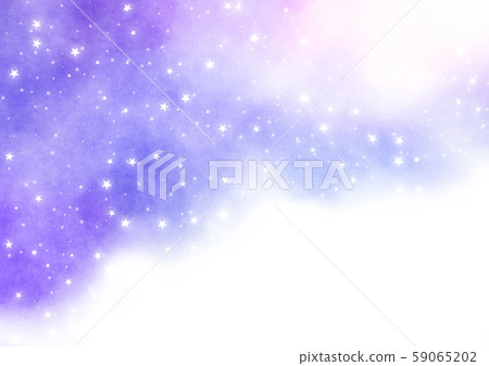 柔和的夢幻星空背景 插圖素材 圖庫